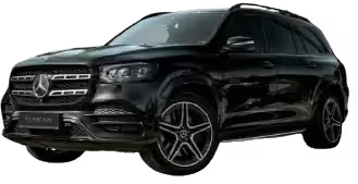Черен Mercedes GLS 400 D