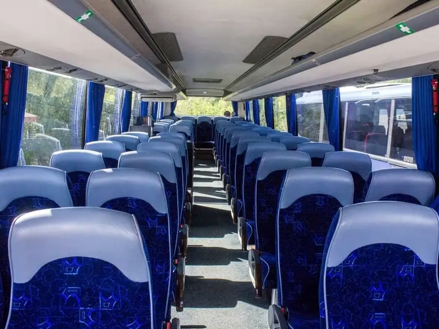 Tourist coach interior